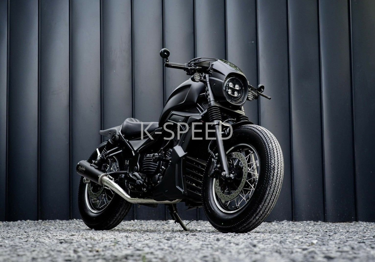 レブル250/500 ヘッドライトカバー Diabolus K-SPEED | バイクカスタム 