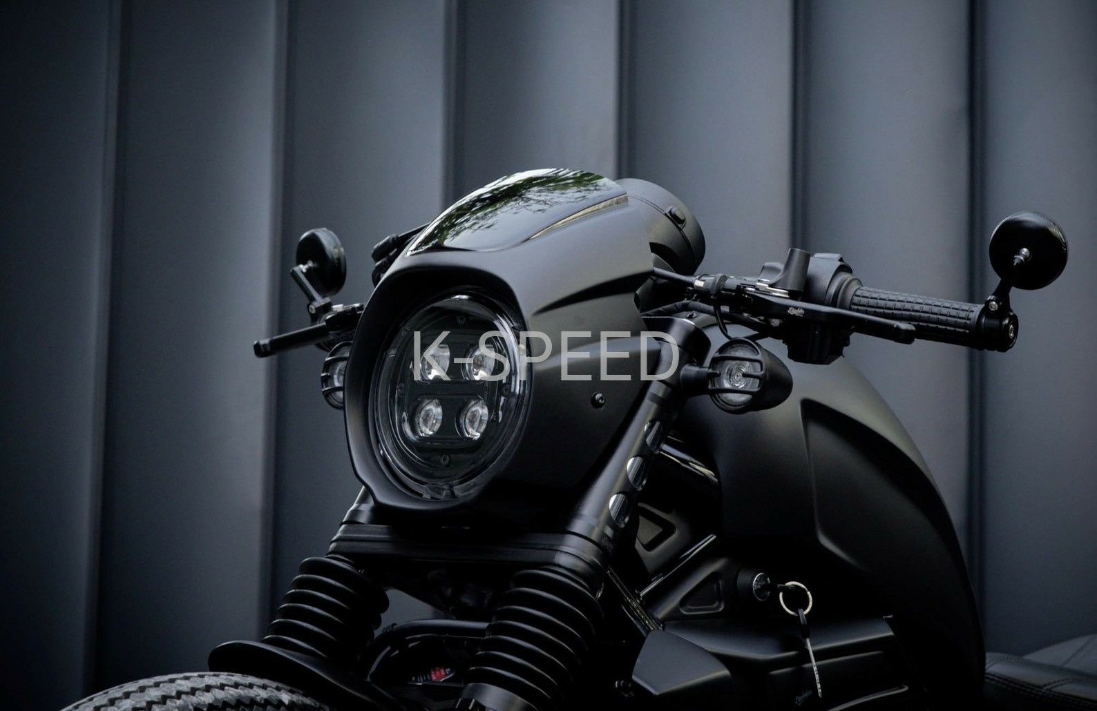 レブル250/500 ヘッドライトカバー Diabolus K-SPEED | バイクカスタム 