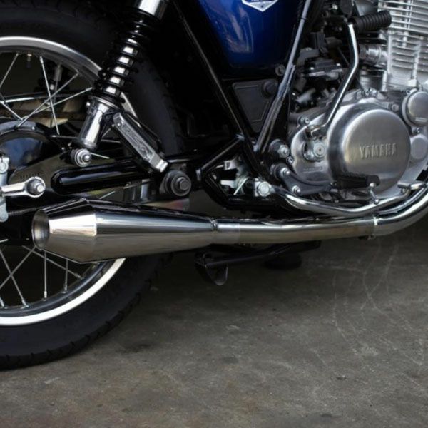 デイトナ スリップオン メガホンタイプ マフラー ヤマハ SR400 キャブ 