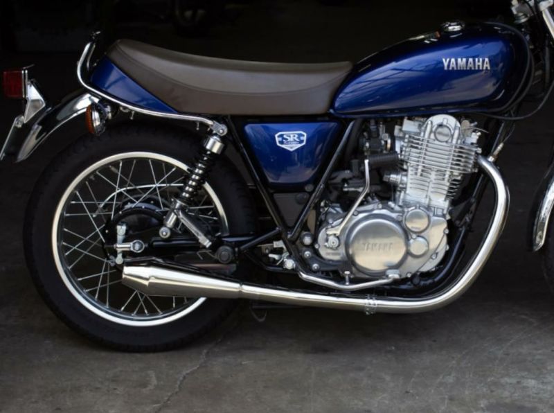 ヤマハ SR400 STDメガホン ショート フルエキ ダウン FI車 モーター