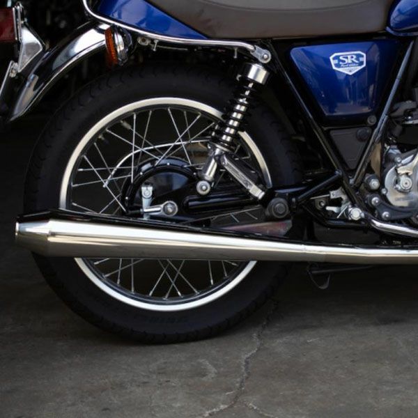 ヤマハ SR400 STDメガホン ロング フルエキ ダウン FI車