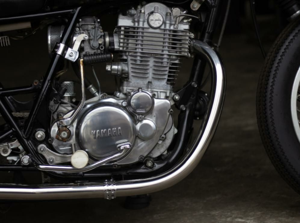 ヤマハ SR400/500 STDメガホン ショート フルエキ ダウン キャブ車