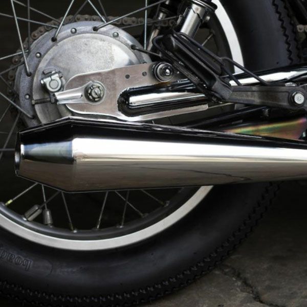 ヤマハ SR400/500 STDメガホン ミドル フルエキ ダウン キャブ車