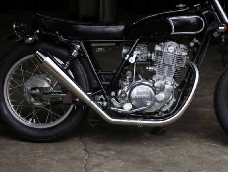 ヤマハ SR400/500 STDメガホン ミドル フルエキ アップ キャブ車