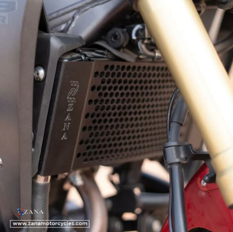 ホンダ CB250R/300R ラジエーターガード アルミハニカム ブラック ZANA