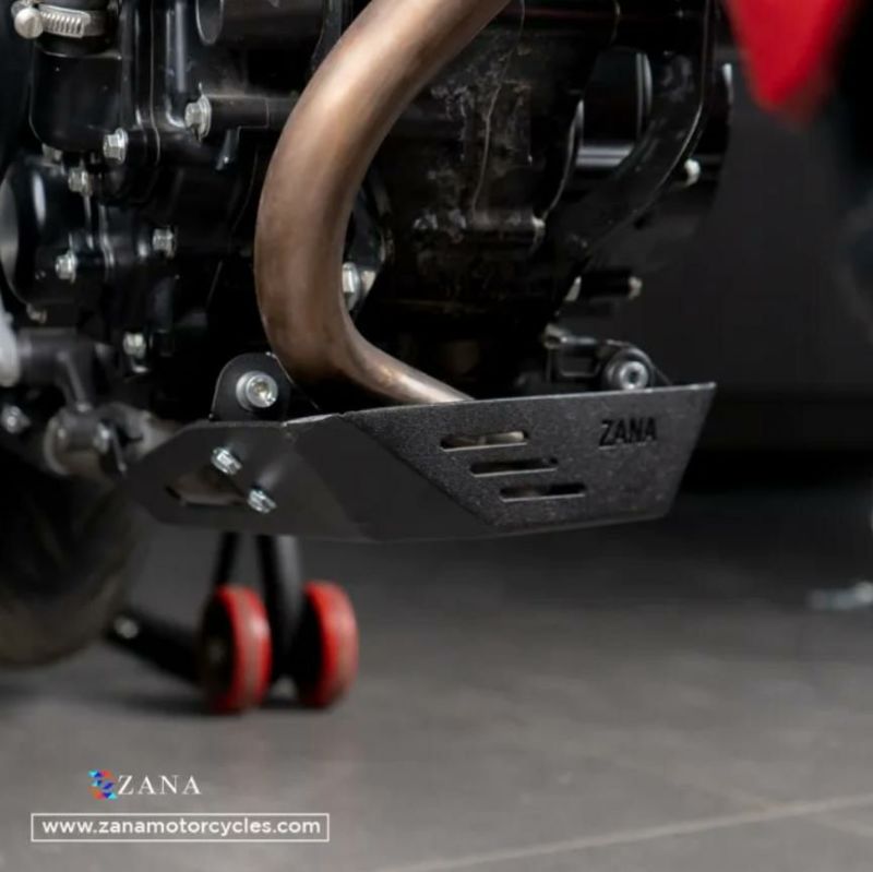 ホンダ CB250R/300R スキッドガード アルミ製 ブラック ZANA