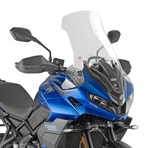 タイガースポーツ660/800 22- ウインドスクリーン 66x38 クリア GIVI
