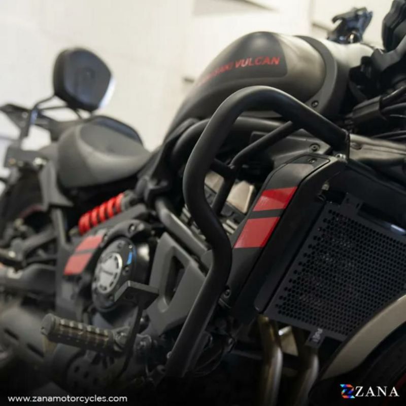 カワサキ VULCAN S クラッシュガード スライダーパック付 ブラックZANA