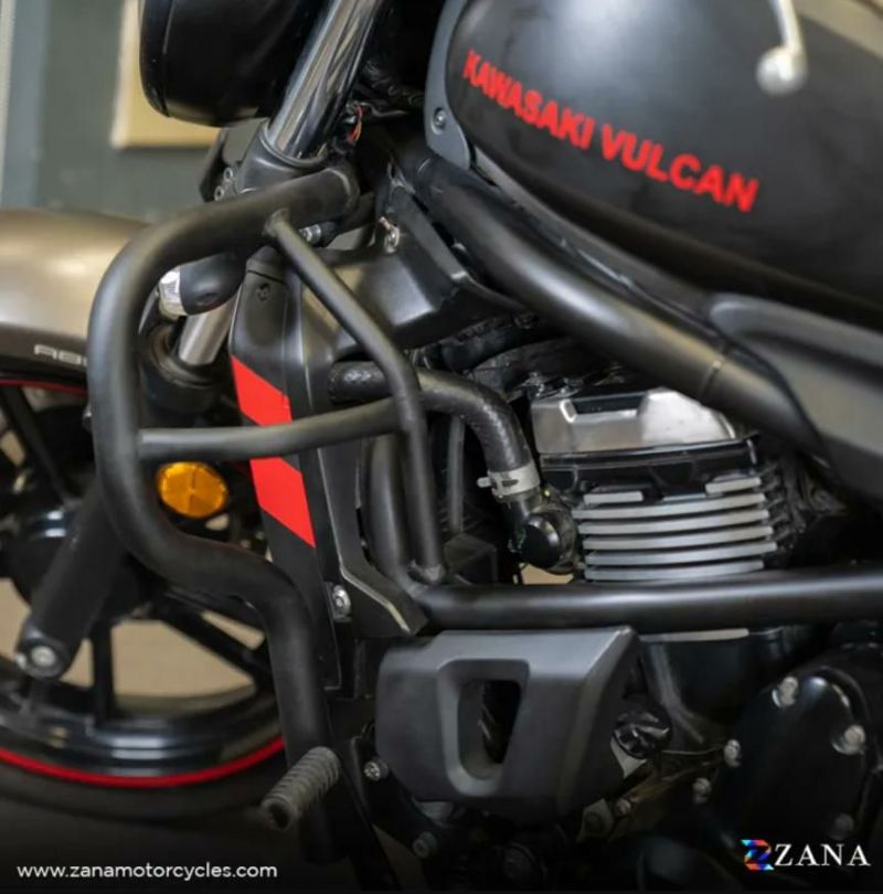 カワサキ VULCAN S クラッシュガード スライダーパック付 ブラックZANA