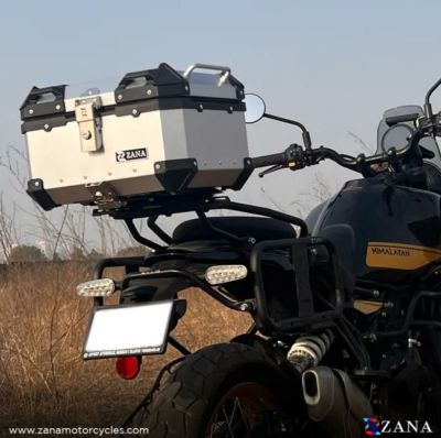 サップ用保管ケース 汎用 35 リットル アルミトップケース L-フラット シルバー ZANA