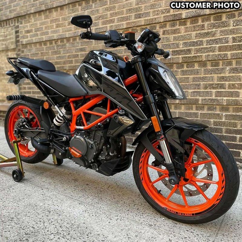 KTM デューク 125/200/250/390 17-23 ステッカーキット INFERNO ブラック BAGOROS(バゴロス) |  バイクカスタムパーツ専門店 モトパーツ(MOTO PARTS)