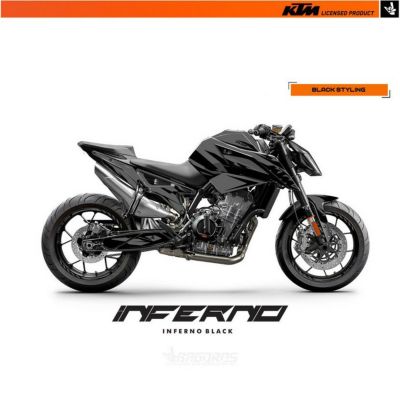 KTM デューク 790/890 ステッカーキット INFERNO ブラック BAGOROS(バゴロス) | バイクカスタムパーツ専門店  モトパーツ(MOTO PARTS)