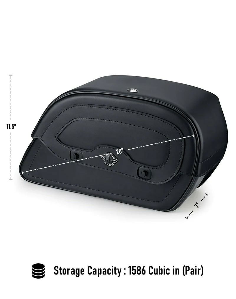 バイク用バック レブル500 Warrior ラージサドルバッグ 26L Viking Bags | バイク