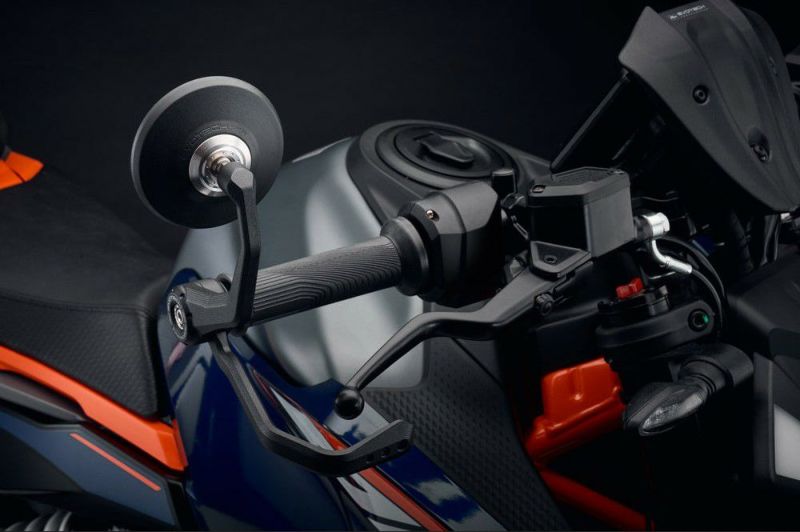 KTM 125DUKE バーエンドミラー ハンドル[コンドルバー]、ミラー[バーエンドミラー]交換（KTM