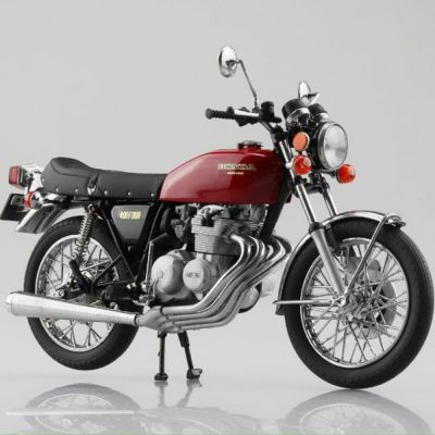 1/12 ホンダ CB400FOUR ライトルビーレッド完成車モデル アオシマ