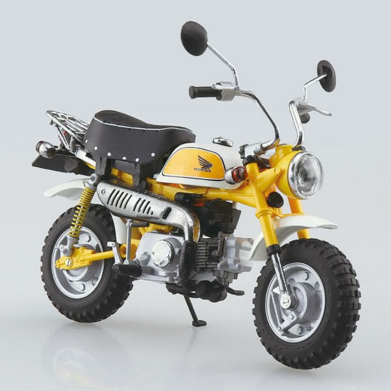 1/12 ホンダ モンキー50 イエロー 完成車モデル アオシマ | バイク
