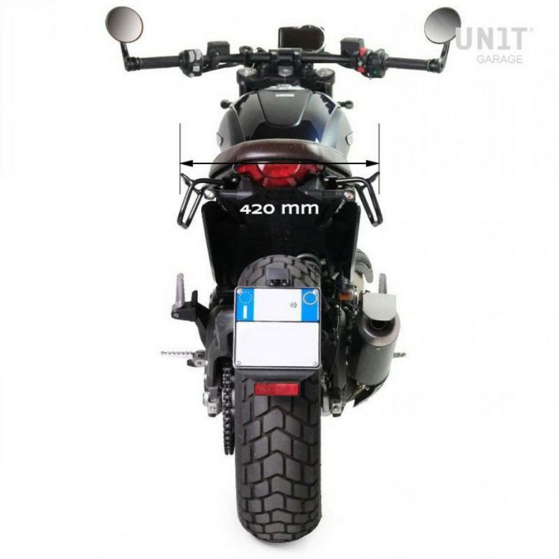 UNIT GARAGE サイドバッグ 取付フレーム トライアンフ　スクランブラー トライアンフ スクランブラー900 サイドパニア用フレーム UNIT