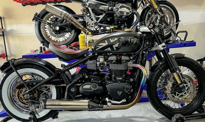 ボバー スピードマスター 17-24 フルエキゾースト マフラー ポリッシュ