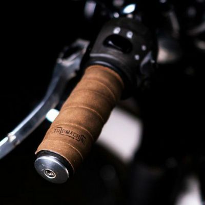 TRIP MACHINE(トリップマシン) グリップラップ グリップバンテージ レザー タバコブラウン 汎用