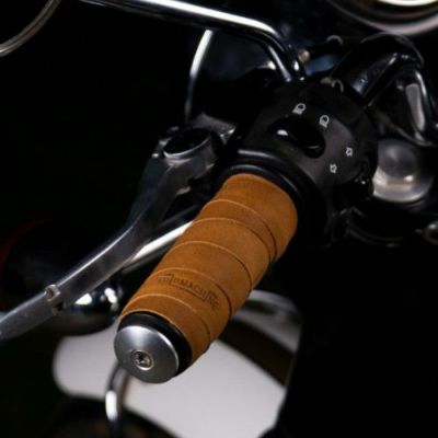 TRIP MACHINE(トリップマシン) グリップラップ グリップバンテージ レザー ヴィンテージタン 汎用