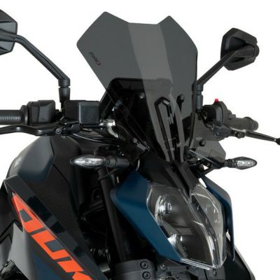 MRA KTM DUKE 125, 200, 390 スモークウインドシールド MRA Windshield | KTM 390 Duke | 