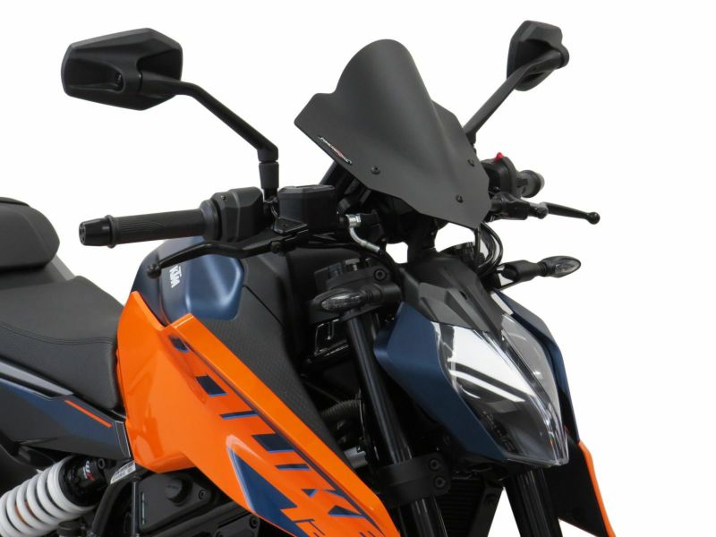 KTMパワーパーツ　スクリーン　rc250 KTM 125/250/390 DUKE 24- スクリーン 260mm ソリッドブラック パワー