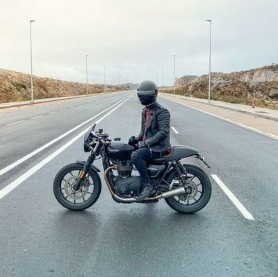トライアンフ ボンネビルT100/T120/スピードツイン900／スクランブラー900等  へレス シート マットブラック/ブラウン  タマリット