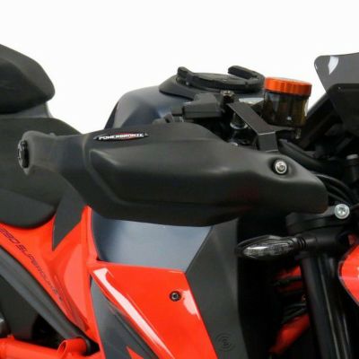 KTM 1290/1390スーパーデュークR ハンドガード マットブラック パワーブロンズ