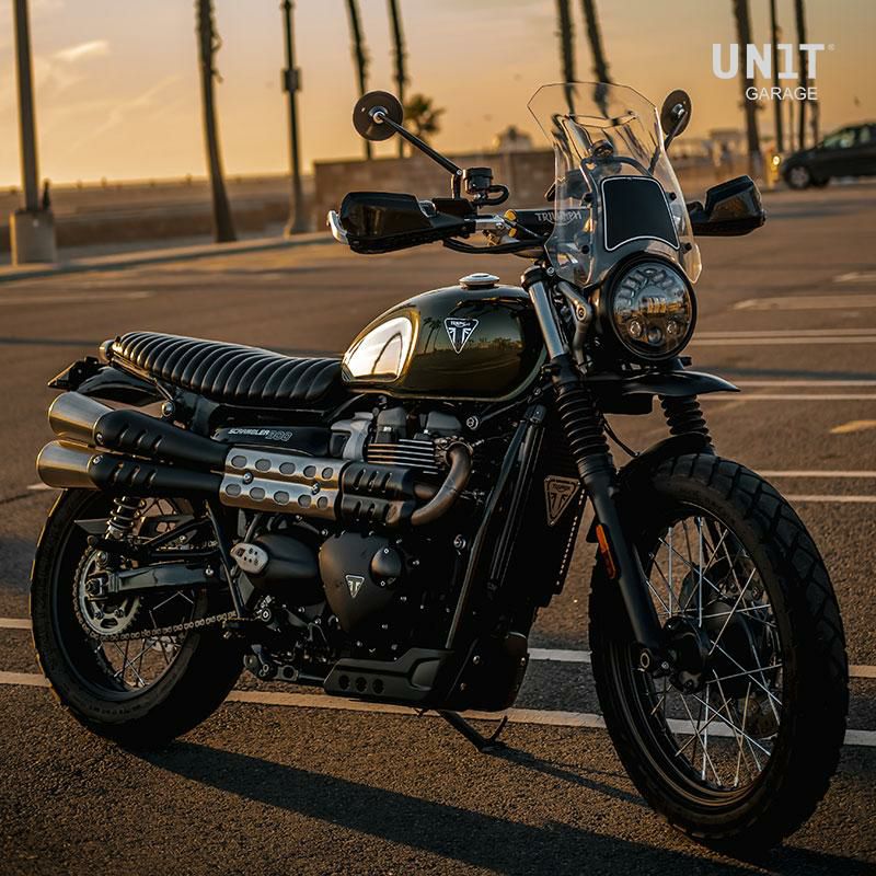 TRIUMPH純正　ウィンドシールド　ストリートスクランブラー（900）クリア TRIUMPH純正 ウィンドシールド ストリートスクランブラー（900