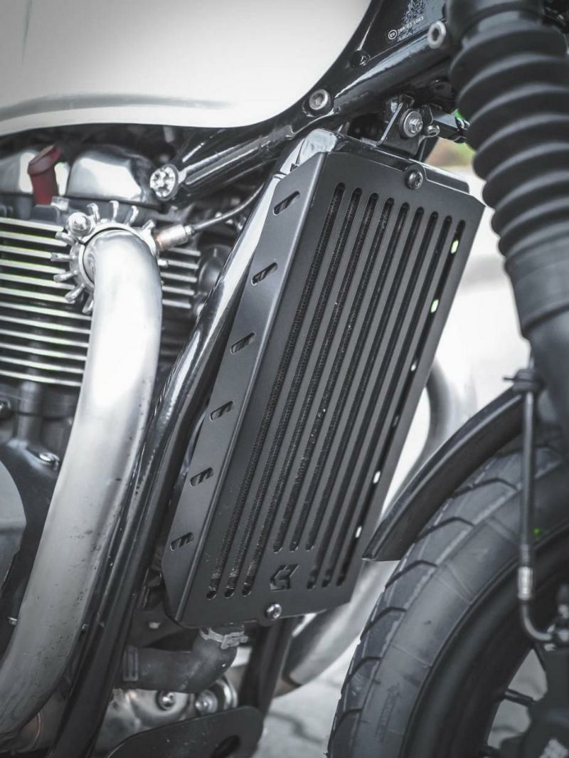 トライアンフ スピードツイン1200 ラジエーターガード 
