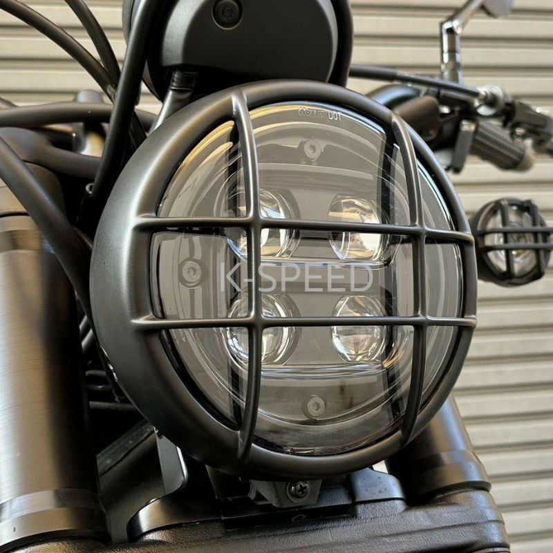 ホンダレブル250-500ヘッドライトグリル　K-Speed abcb4292a30396411ebc183fbefd65