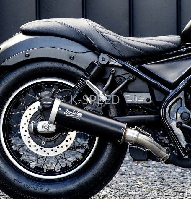 レブル250/300/500 スリップオンマフラー ディアブロカスタム K