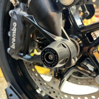 BMW RnineT フロント、リアアクスルスライダー K-SPEED | バイク