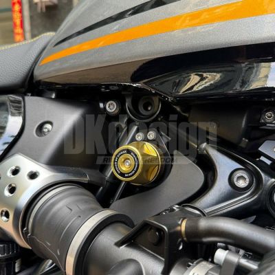 BMW R12/R12nineT リアサスペンション アジャスターノブ ゴールド DKデザイン