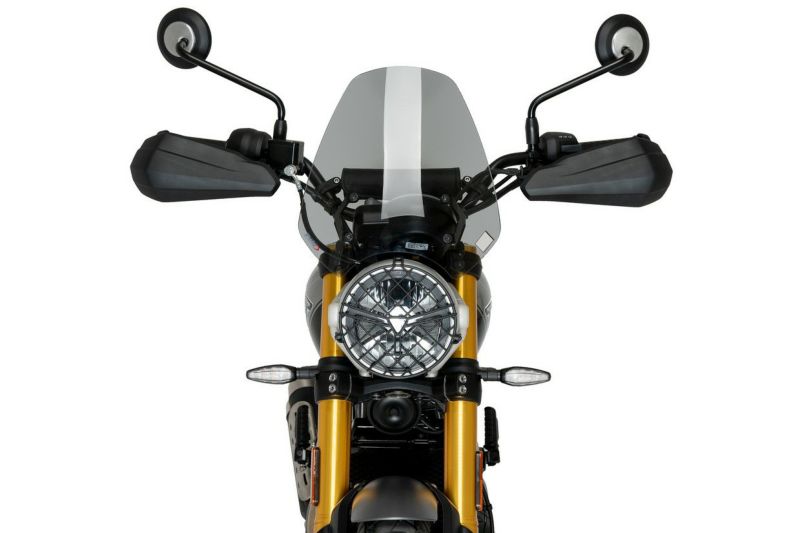 TRIUMPH バイクシールド 透明プラスチック　装着イメージ写真有 Amazon.com: TCMT Clear Replacement Motorcycle Scooter Flip