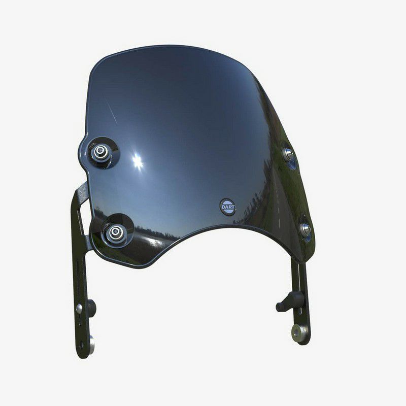 Z650RS スクリーン ピラニアS3 ブラック DART FLYSCREEN | バイク