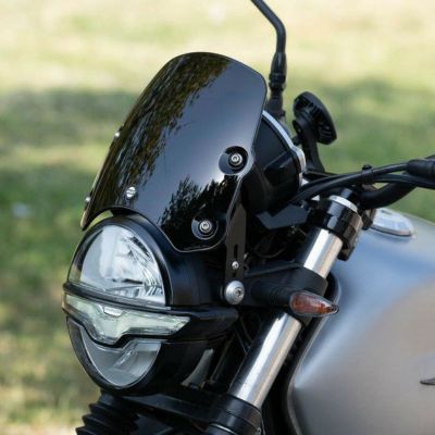モトグッチ V7 850 スクリーン ピラニアS3 ブラック DART FLYSCREEN