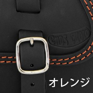 Ends Cuoio(エンズクオイオ) Tomahawk レザーサドルバッグ ピギー