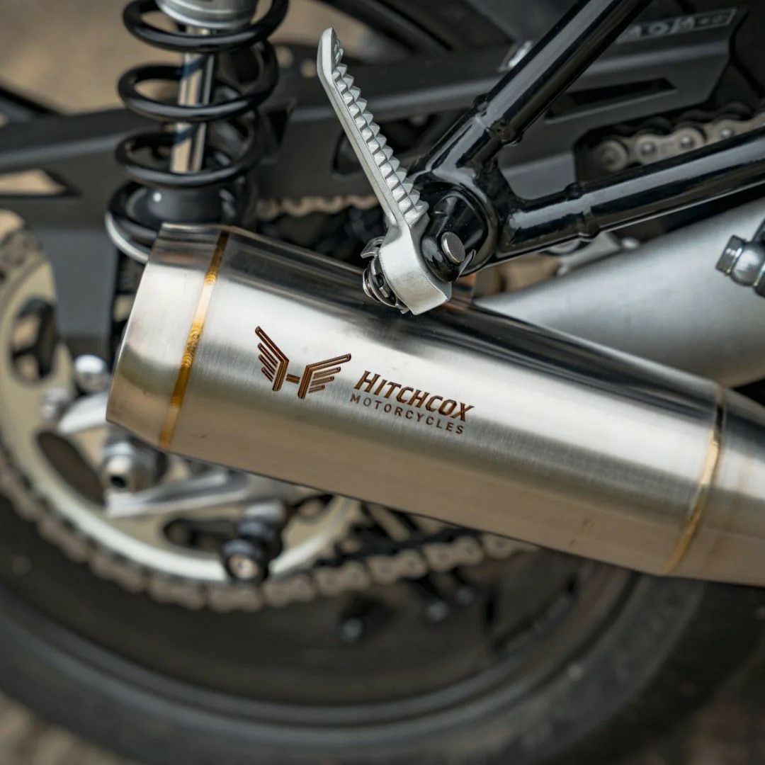 トライアンフ スピードツイン 1200 RS スリップオンマフラー チタン HITCHCOX