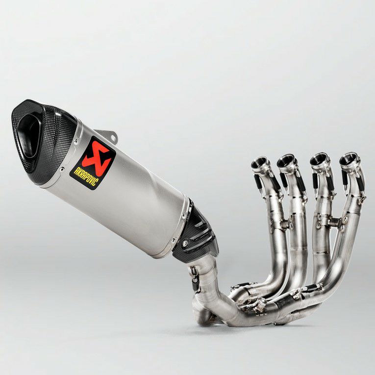 S1000RR AKRAPOVIC マフラー本体 チタン製 AKRAPOVIC フルエキゾーストマフラー EVOLUTION LINE TITANIUM