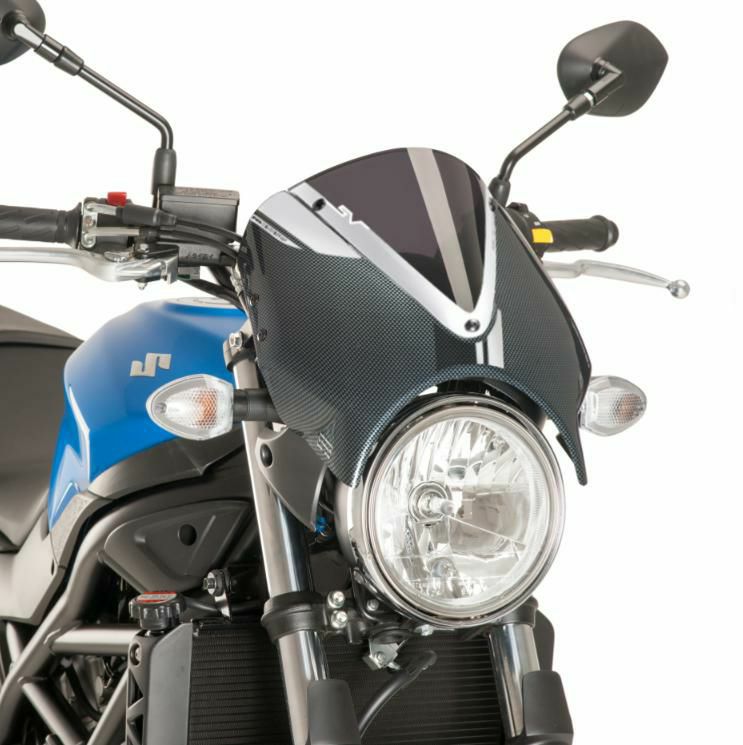 MRA スモークスクリーン SV650 ABS 16-24 MRA Windshield | Suzuki SV650 | NSN Spoiler Screen