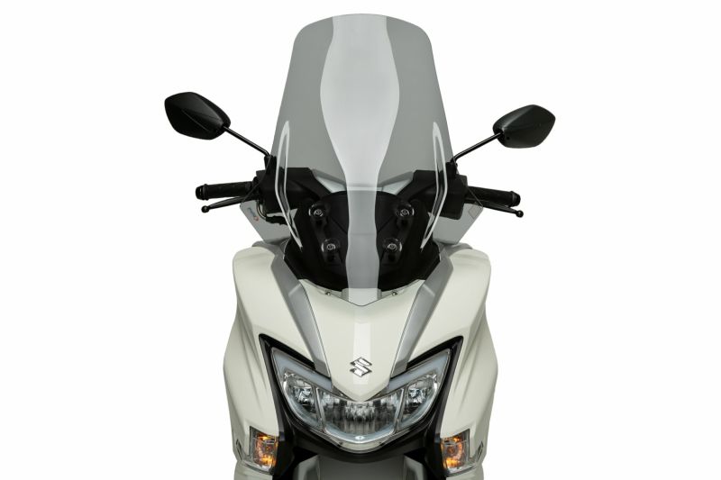 バーグマンストリート 125 EX ロングスクリーン バーグマン125にNmaxのロングスクリーン(風防)をDIYでつけたら