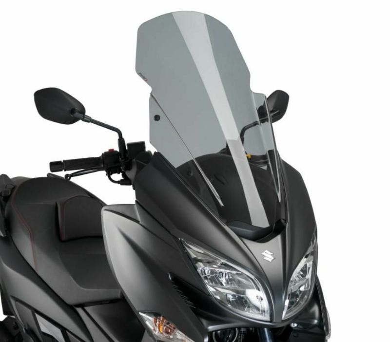 バーグマン400 プーチ 社外ロングスクリーン PUIG ツーリングスクリーン V-Techライン スモーク SUZUKI