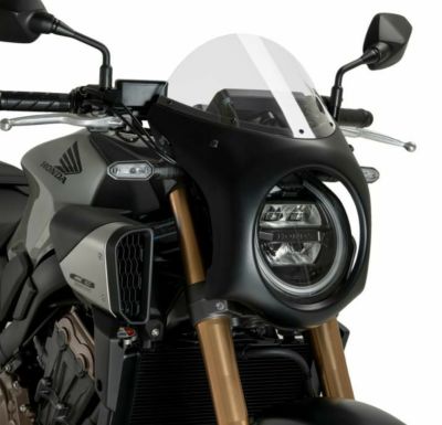 Puig プーチ ビキニカウル RETRO SEMI FAIRING スクリーン プーチ(Puig) レトロ フロントカウル フェアリング スクリーン