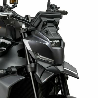 Puig 22079J ダウンフォースフロントスポイラー マットブラック YAMAHA