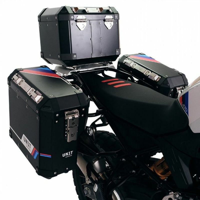 Gさま専用 BMW F900GS アルミサイドパニア ATLAS 40L+34L & サブフレーム