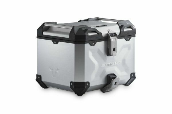 moto タッパーウェア　スーパーケース 3個 ① SW-MOTECH トップケースシステム TRAX ADV (38 L) シルバー