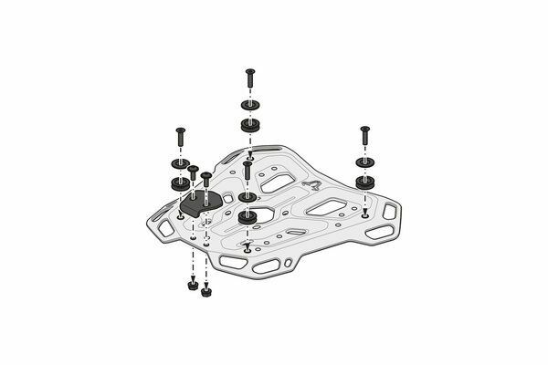 SW-MOTECH トップケースシステム TRAX ADV (38 L) シルバー