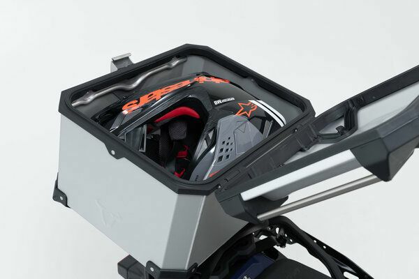 moto タッパーウェア　スーパーケース 3個 ① SW-MOTECH トップケースシステム TRAX ADV (38 L) シルバー