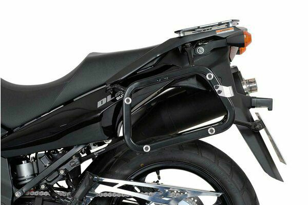 '17Vストローム650用 SWモテックEVOキャリア KFT.05.876.30000/B PRO サイドキャリア ブラック Suzuki DL 650